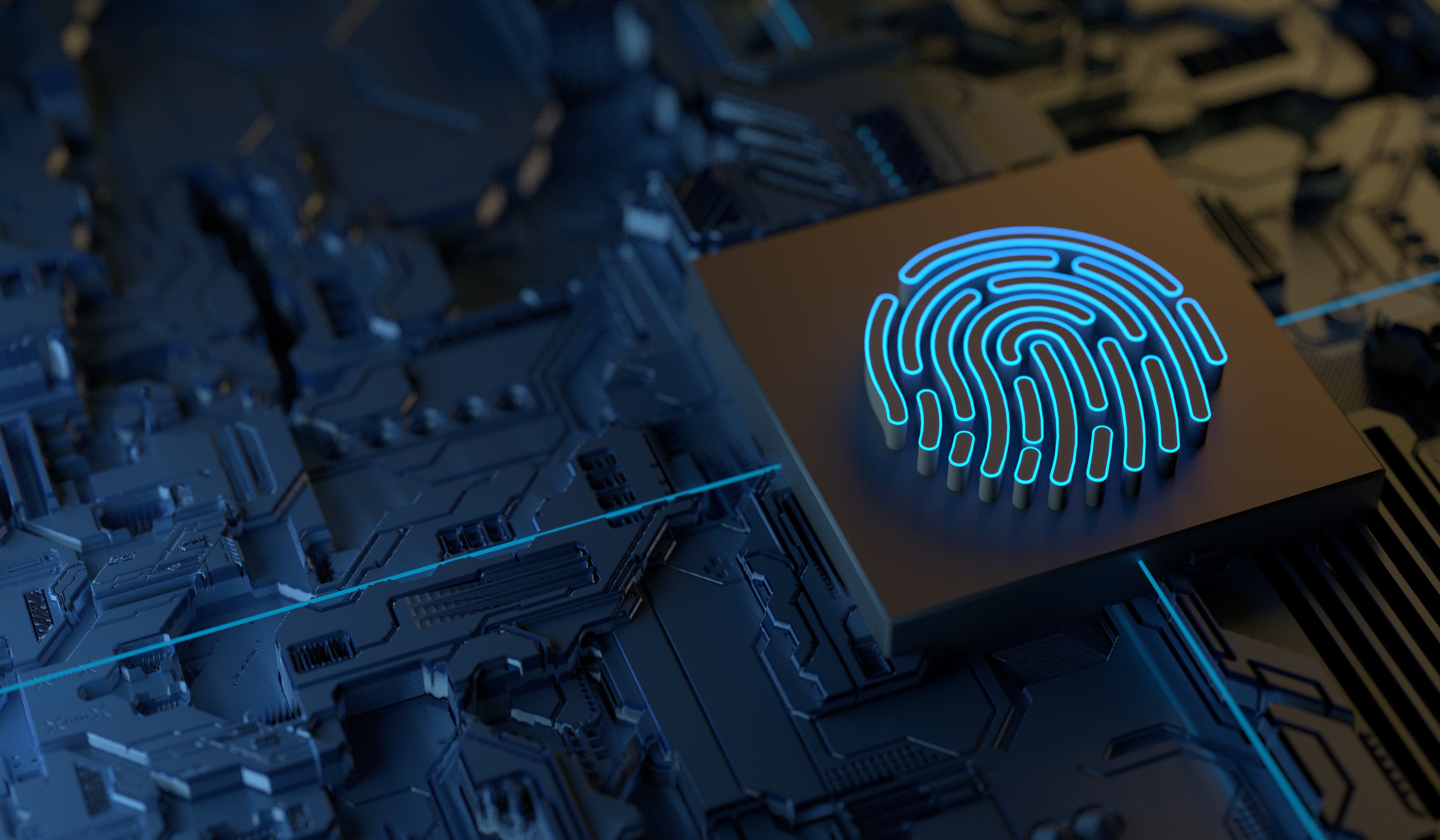 Metal Printed Fingerprint